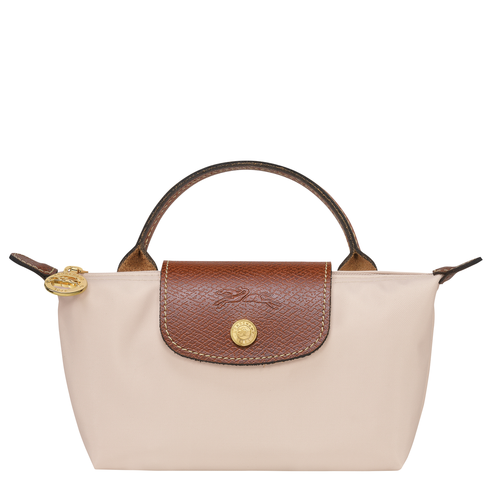 Buy Longchamp Le Pliage Original Pouch with handle Paper in Saudi 
