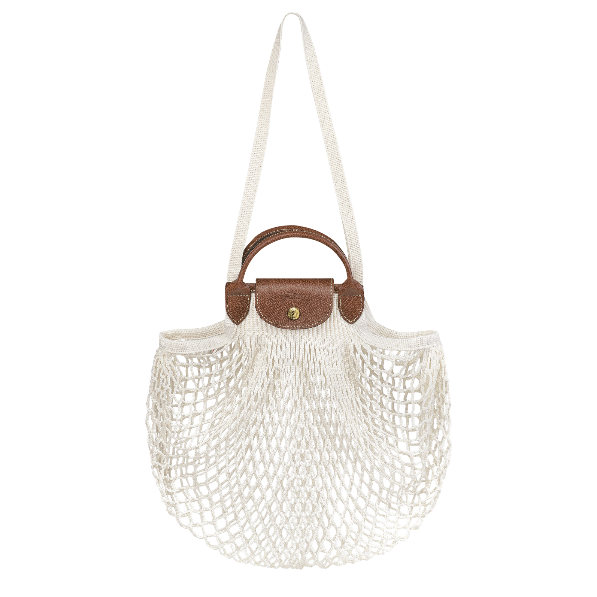longchamp le pliage filet white