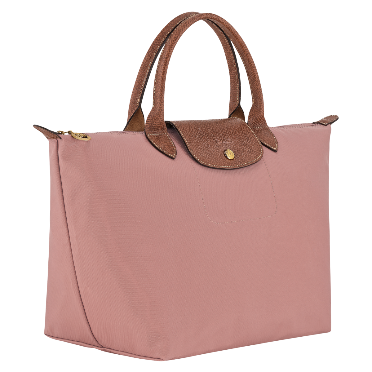 Buy Longchamp Le Pliage Original M Handbag Pink Tea in Saudi Arabia