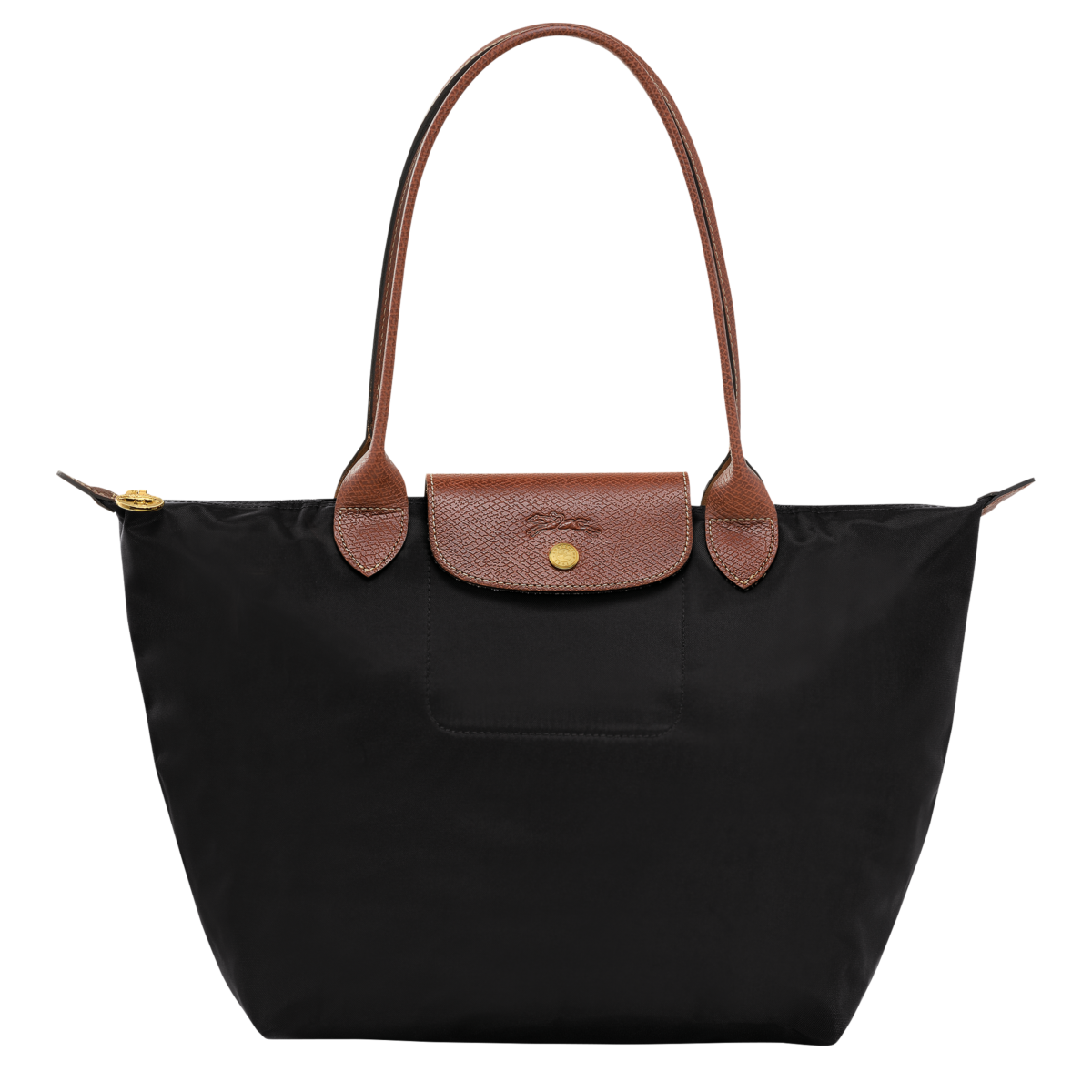 Buy Longchamp Le Pliage Original M Tote bag Black in Saudi Arabia