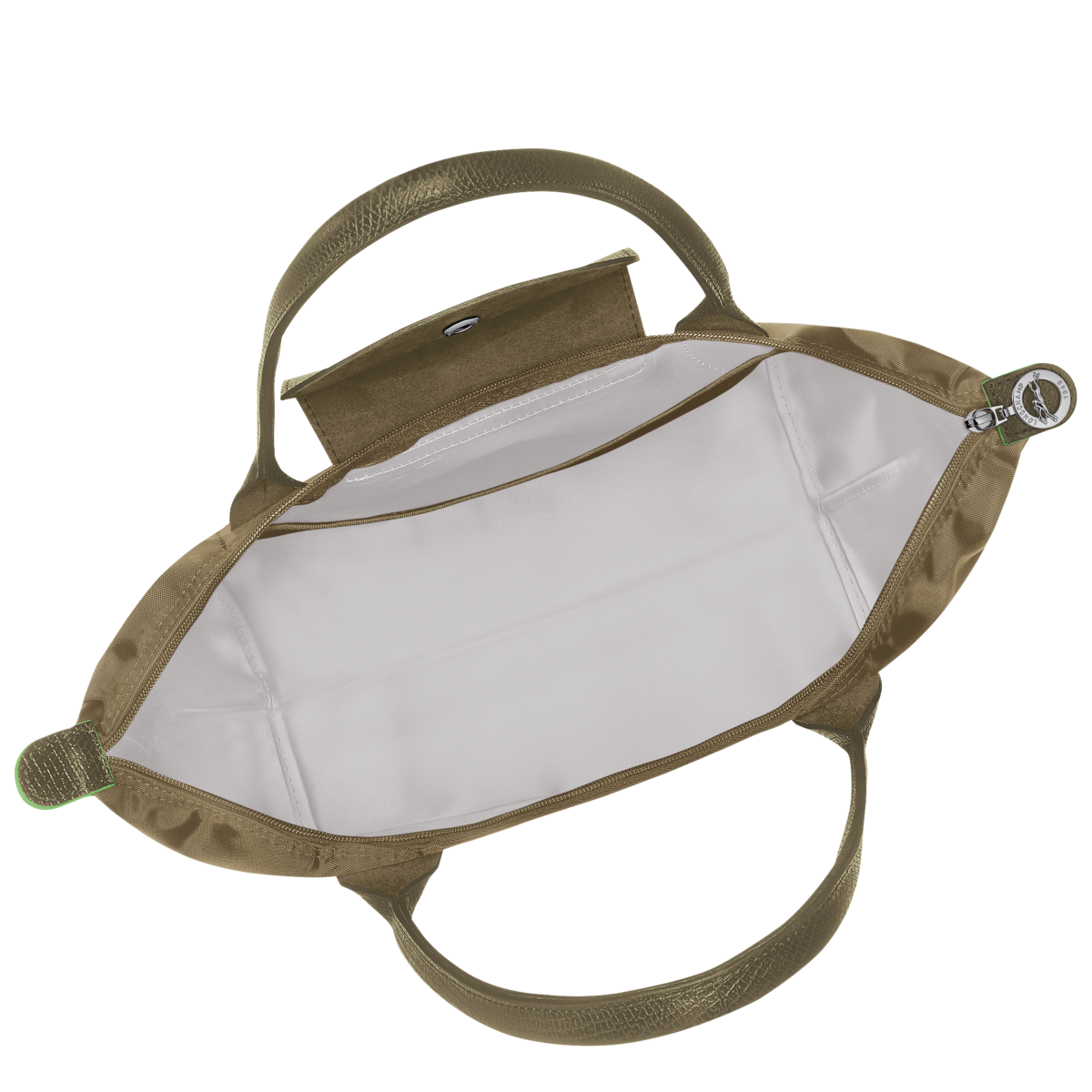Buy Longchamp Le Pliage Green M Tote bag Artichoke in Saudi Arabia